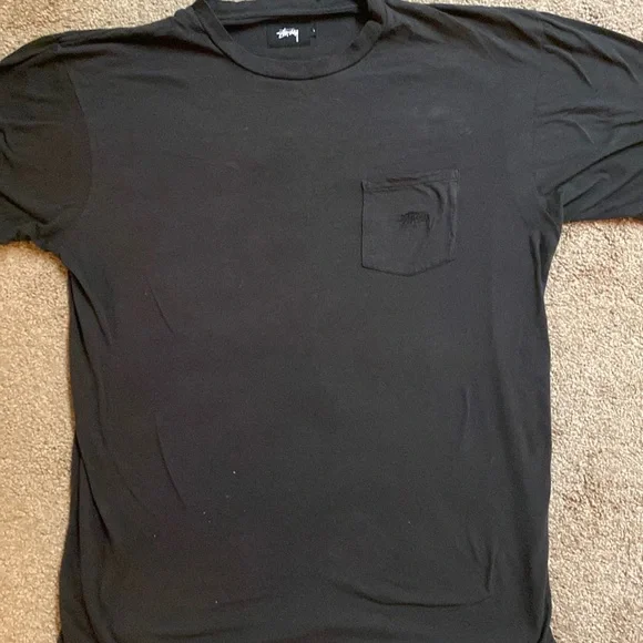 Stussy | Shirts | 98s S S Vtg Stussy Pocket Tshirt Rare | Poshmark